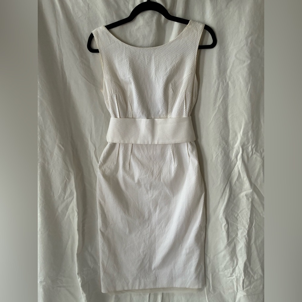 90s Vintage Dolce Gabanna White Sheath Dress - Picture 5 of 8